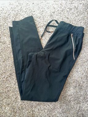 Cherokee Black Stretch Drawstring Scrub Pants
